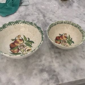 2 Italian bowls
